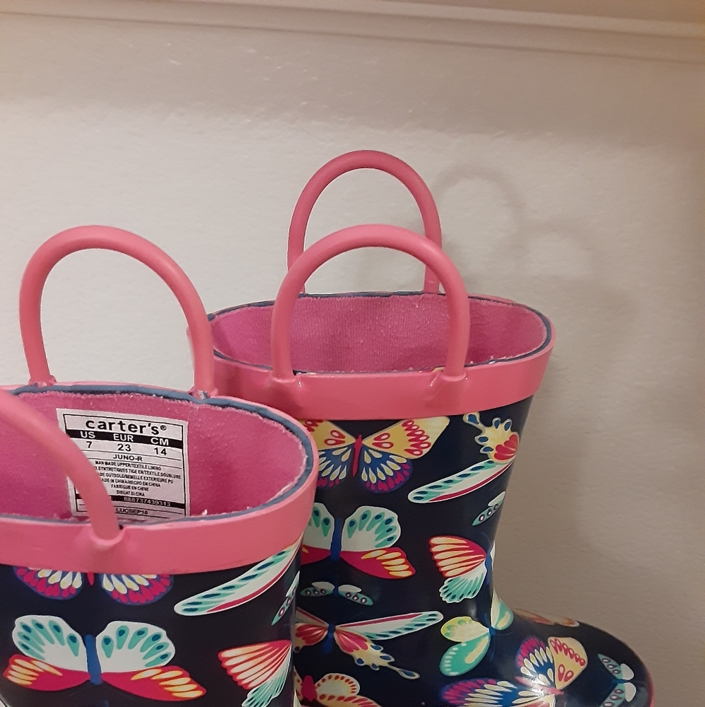 Carter's Butterfly Rain Boots